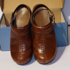 Dansko professional leather clogs brown size 37